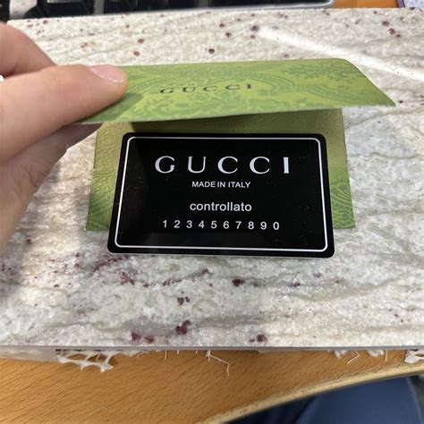 fake gucci site|Gucci authenticity card.